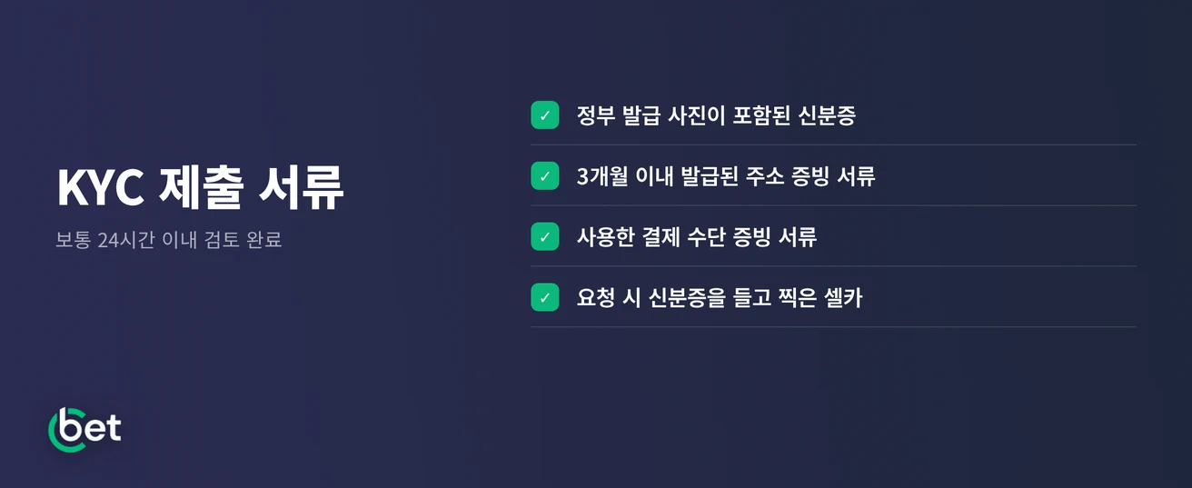 KYC 서류 목록 숙지하세요